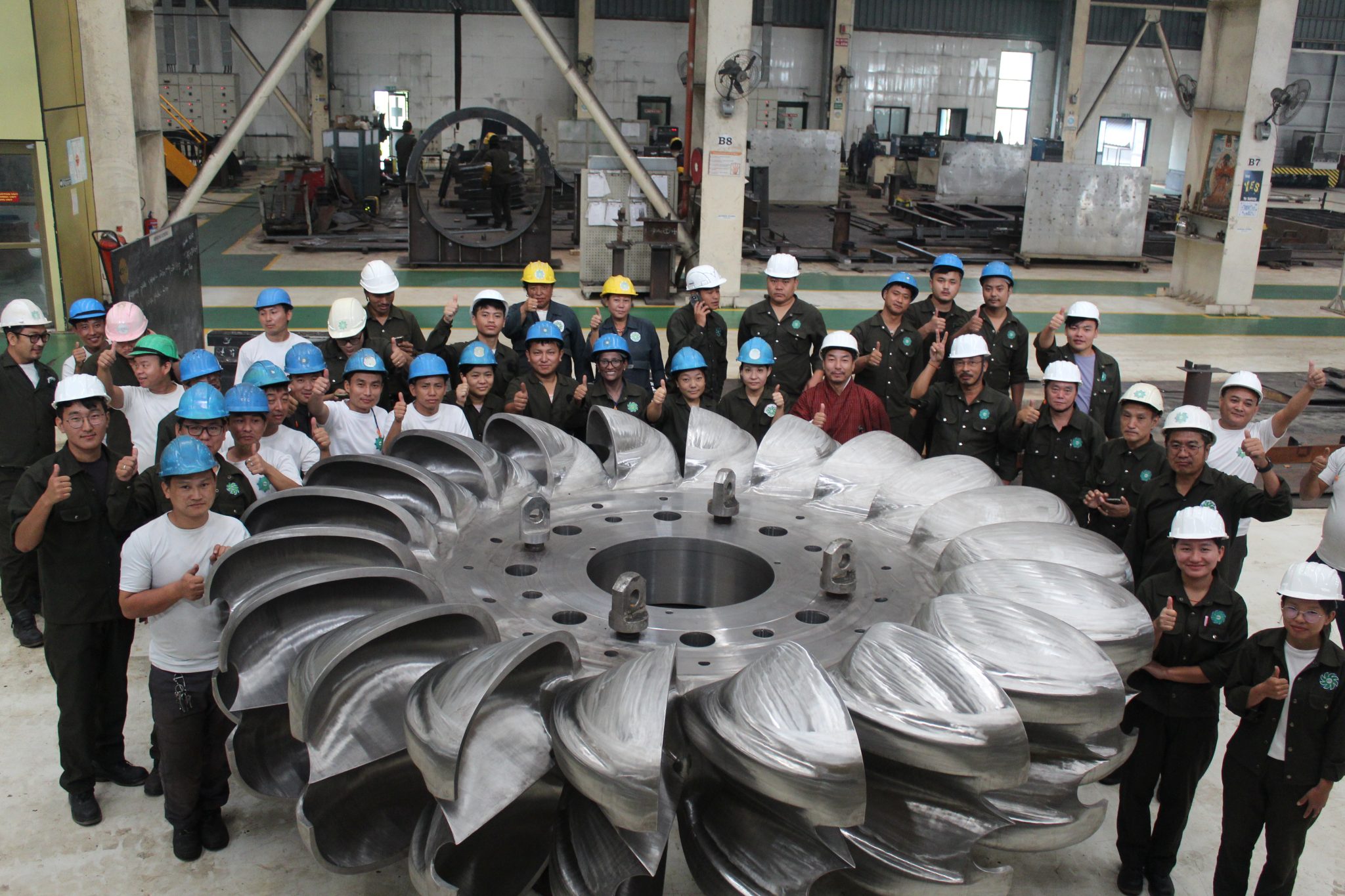 Completion of the Second Pelton Runner for Mangdechhu Hydropower Project.